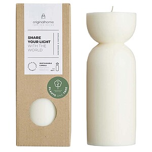 Originalhome organic candle - medium, off white