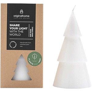 Originalhome Xmas tree candle - L, white