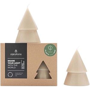 Originalhome Xmas tree candle set of 2 - M, beige