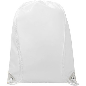 Oriole drawstring backpack with coloured corners