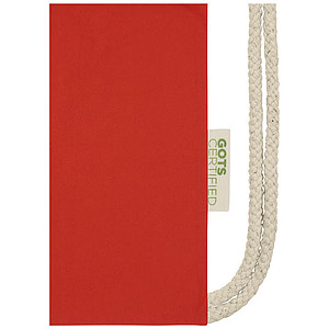 Orissa 100 g/m2 GOTS organic cotton drawstring backpack 5L