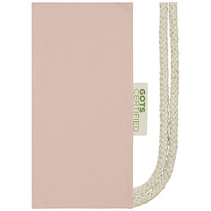 Orissa 100 g/m2 GOTS organic cotton drawstring backpack 5L