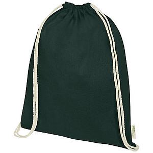 Orissa 100 g/m2 GOTS organic cotton drawstring backpack 5L