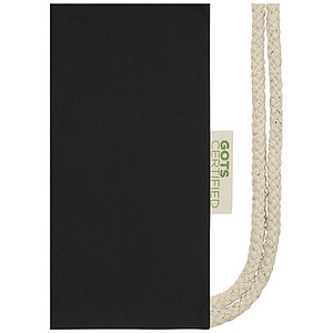 Orissa 100 g/m2 GOTS organic cotton drawstring backpack 5L