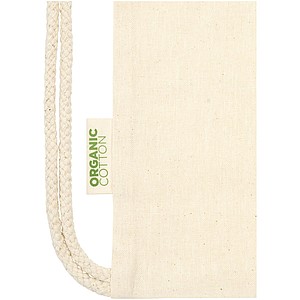 Orissa 100 g/m2 GOTS organic cotton drawstring backpack
