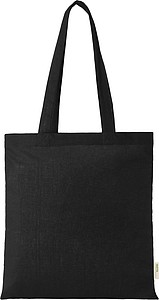 Orissa 100 g/m2 GOTS organic cotton tote bag, black