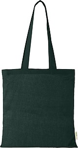 Orissa 100 g/m2 GOTS organic cotton tote bag, dark green
