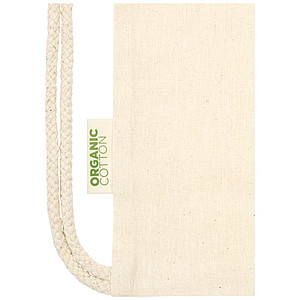 Orissa 140 g/m2 GOTS organic cotton drawstring backpack 5L