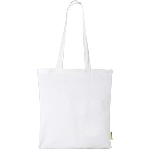 Orissa 140 g/m2 organic cotton tote bag 7L, white