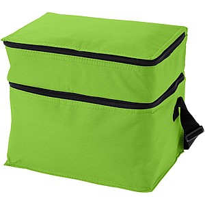 Oslo cooler bag, black, apple green
