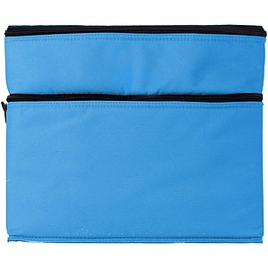 Oslo cooler bag, black,turquoise