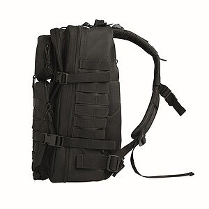 Outdoor backpack 600D RPET, black