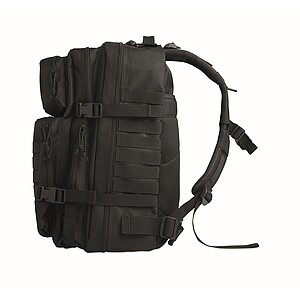 Outdoor backpack 600D RPET, black