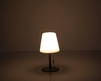 Outdoor lamp with color change, white