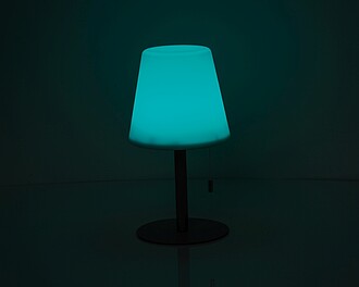 Outdoor lamp with color change, white