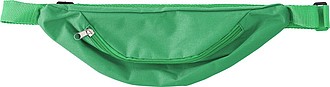 Oxford fabric (600D) waist bag with zippered pocket at the front and back