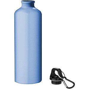 Pacific bottle with karabiner, light blue