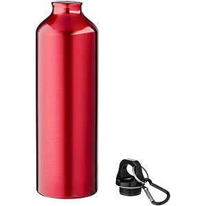 Pacific bottle with karabiner, red