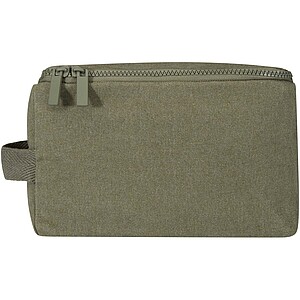 Pack 500 g/m2 Aware™ recycled toiletry organiser, green