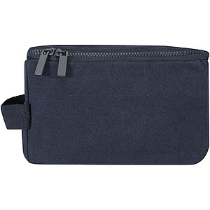 Pack 500 g/m2 Aware™ recycled toiletry organiser, navy