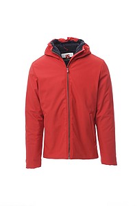 Padded softshell jacket, OREGON, navy blue/red, XXS