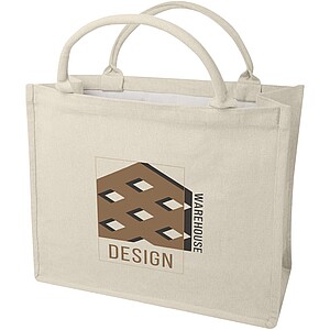 Page 500 g/m2 recycled book tote bag