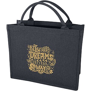 Page 500 g/m2 recycled book tote bag