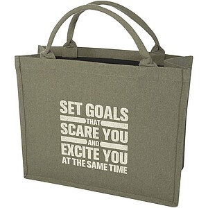 Page 500 g/m2 recycled book tote bag