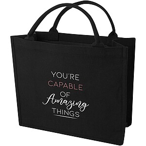 Page 500 g/m2 recycled book tote bag