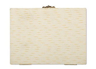 Painting set in wooden box, wood
