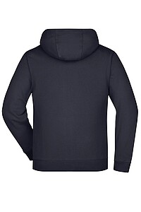 Pánská mikina James & Nicholson Doubleface, námořní modrá/červená, velikost S