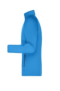 Pánská mikina James & Nicholson Stretchfleece, kobaltová modrá, velikost XL