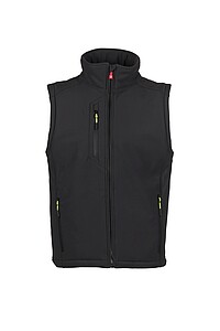 Pánská softshellová vesta PAYPER CREEK PAD VEST ULTRALITE, antracitová, XXS