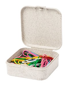 Paper clip set, beige
