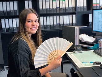 Paper hand fan