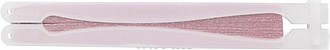 Paper hand held fan with plastic handlePink
