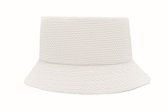 Paper straw bucket hat