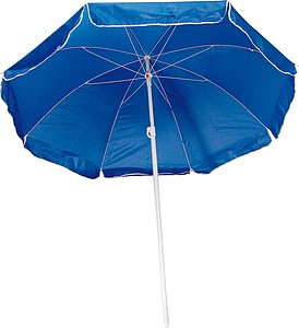 Parasol in a transparent bag, blue