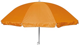 Parasol in a transparent bag, orange