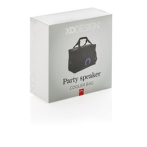 Party speaker cooler bag, black