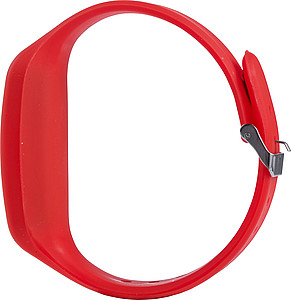 Pedometer with silicone wristband