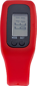 Pedometer with silicone wristband