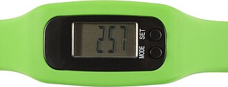 Pedometer with silicone wristband