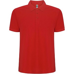Pegaso Premium short sleeve kids polo, red