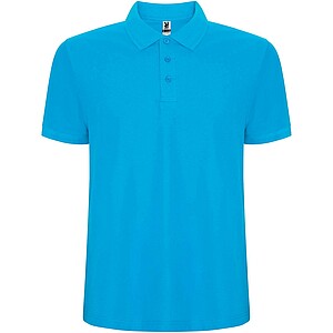 Pegaso Premium short sleeve kids polo, turquois