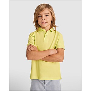 Pegaso Premium short sleeve kids polo, white