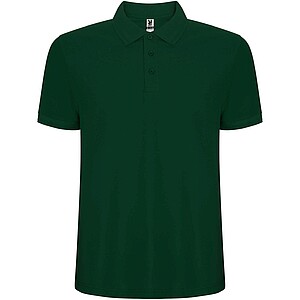 Pegaso Premium short sleeve mens polo, bottle green