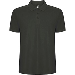 Pegaso Premium short sleeve mens polo, dark lead