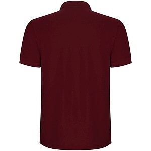 Pegaso Premium short sleeve mens polo, garnet