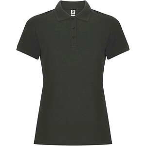 Pegaso Premium short sleeve womens polo, dark lead